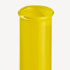 Kosta Boda Art Glass Kosta Boda Lab Round Flask Vase Yellow