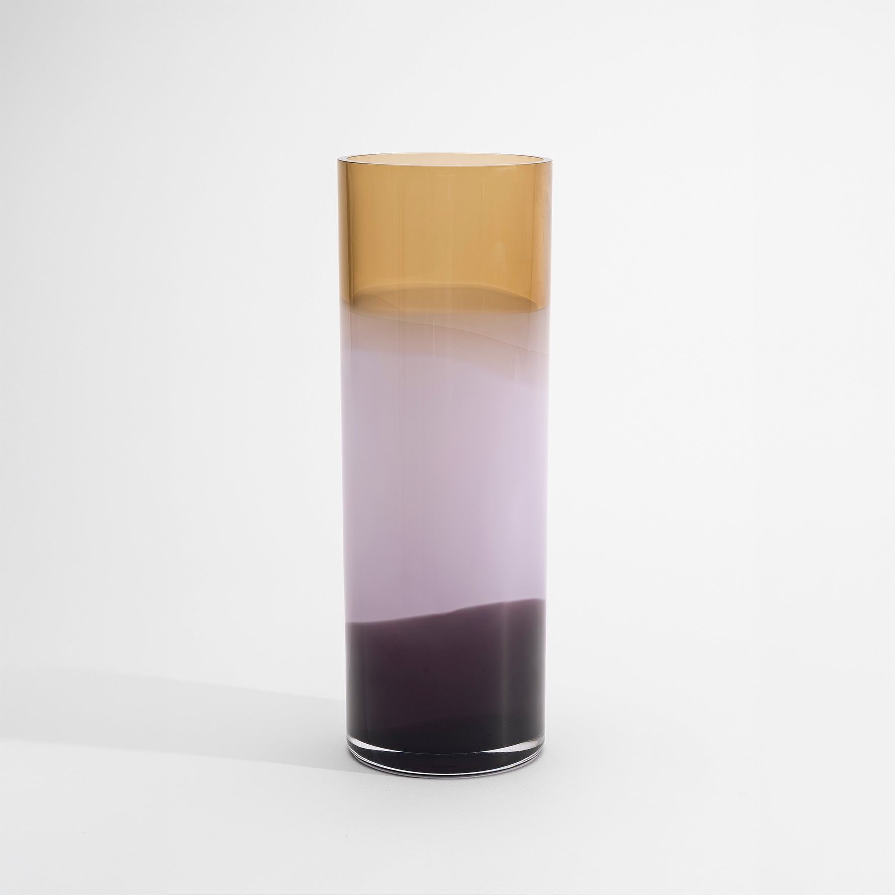 Kosta Boda Art Glass Kosta Boda Landscape Vase Beige Purple ED-10