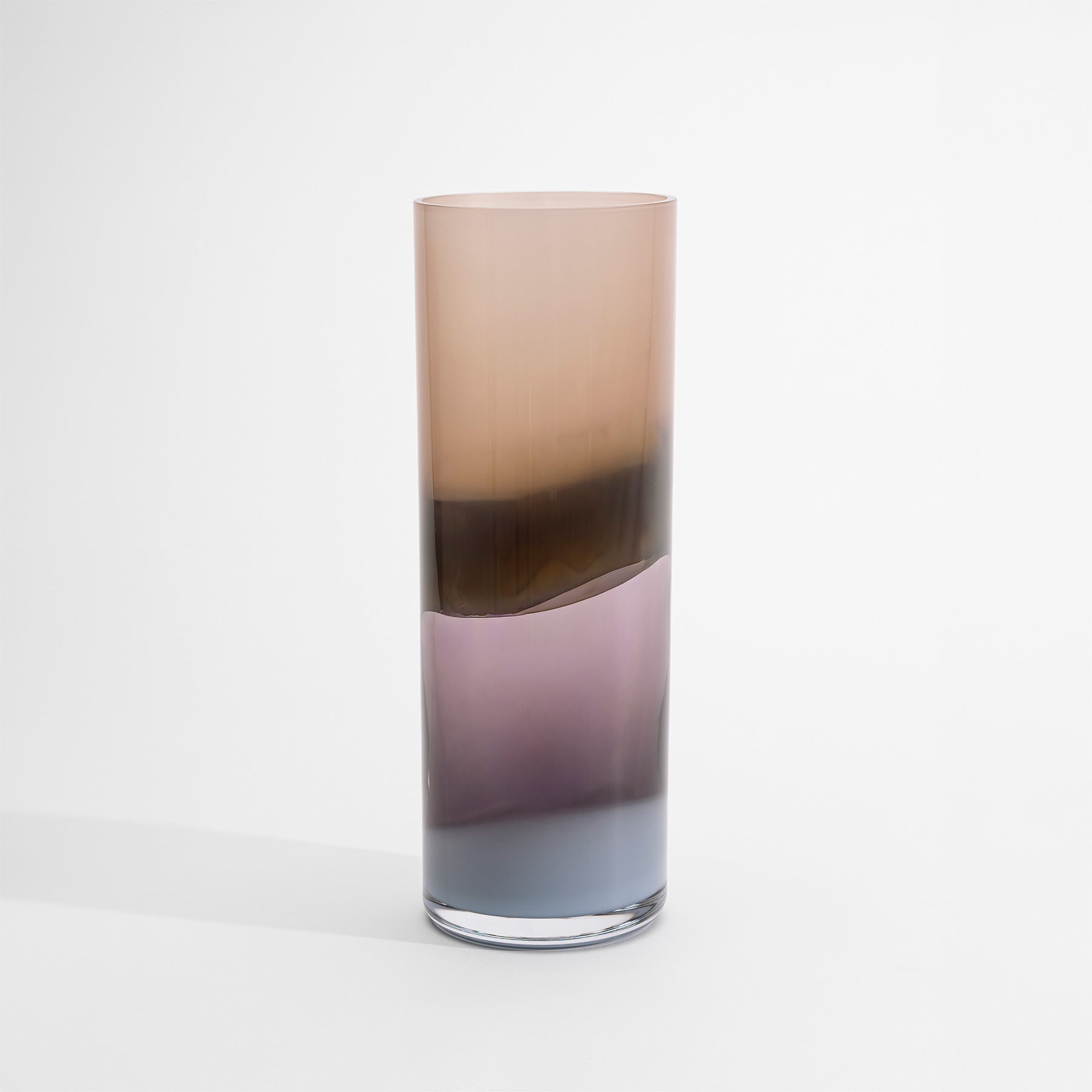 Kosta Boda Art Glass Kosta Boda Landscape Vase Brown Purple ED-10