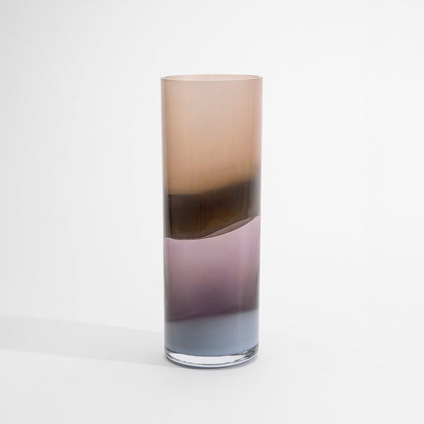 Kosta Boda Art Glass Kosta Boda Landscape Vase Brown Purple ED-10