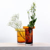 Kosta Boda Art Glass Kosta Boda Limelight Amber Vase Low