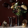 Kosta Boda Art Glass Kosta Boda Limelight Burgundy/Brown Vase Tall