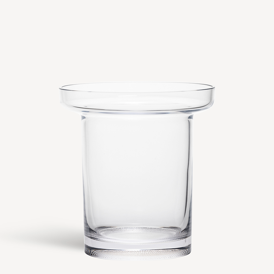 Kosta Boda Art Glass Kosta Boda Limelight Clear Vase Low