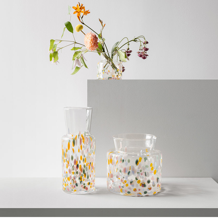 Kosta Boda Art Glass Kosta Boda Meadow Vase Spring Wide