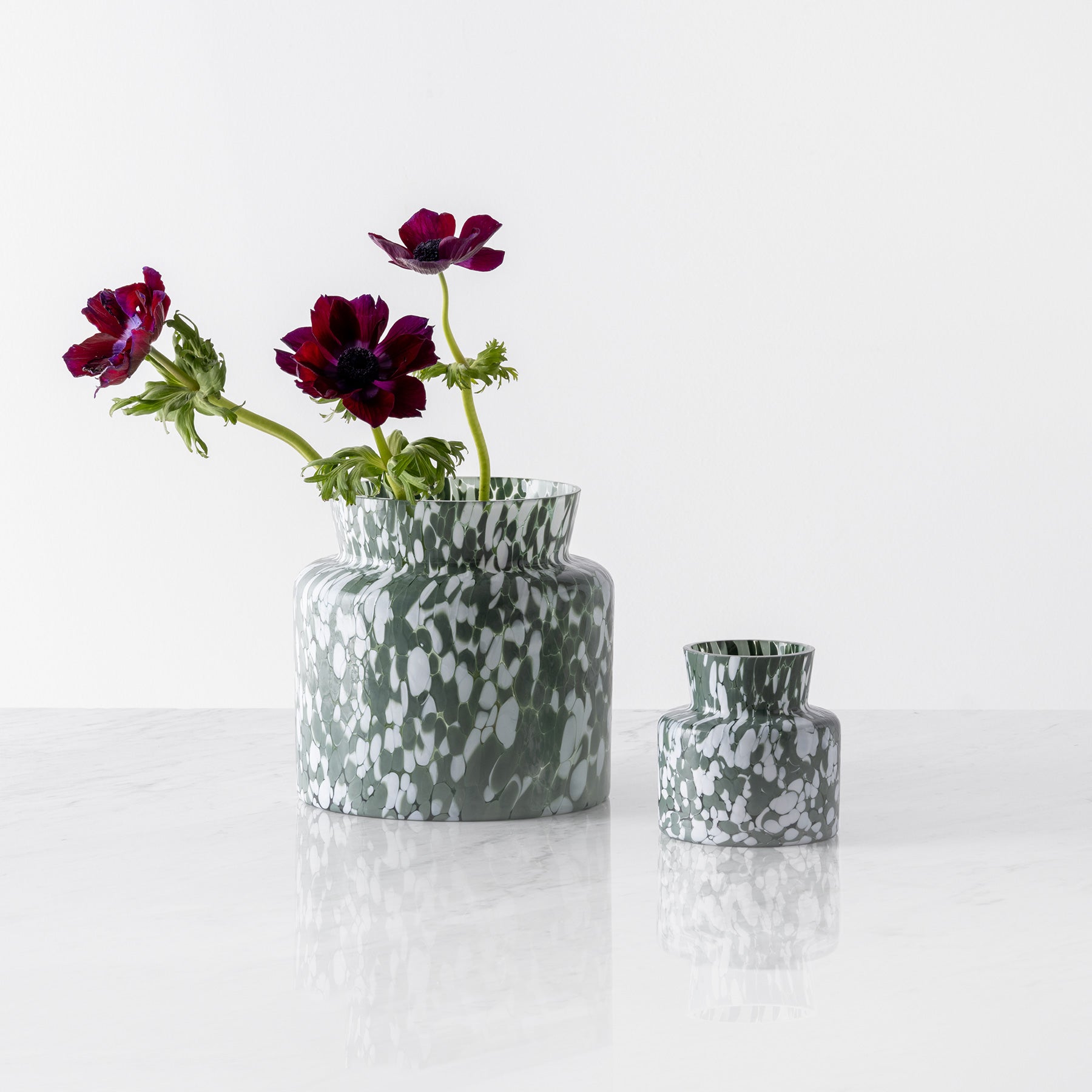 Kosta Boda Art Glass Kosta Boda Meadow Vase Summer Wide