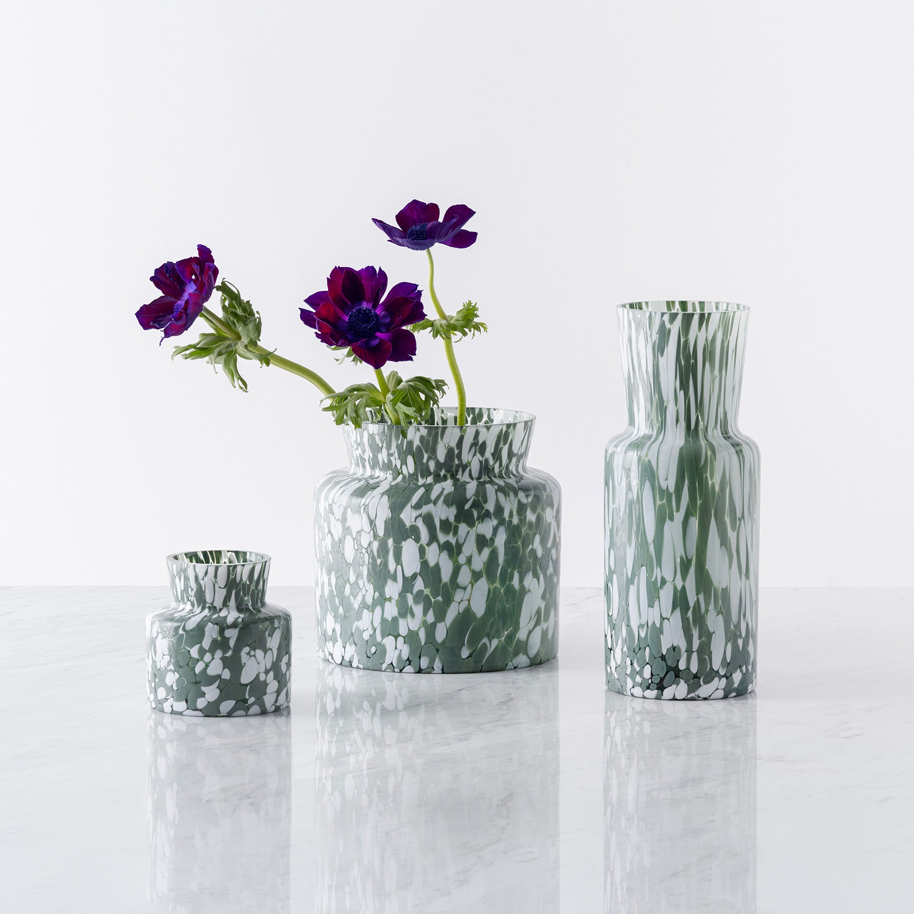 Kosta Boda Art Glass Kosta Boda Meadow Vase Summer Wide