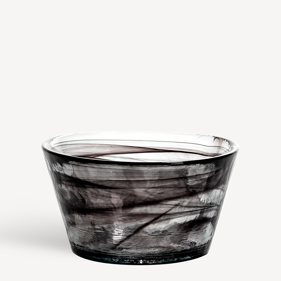 Kosta Boda Art Glass Kosta Boda Mine Black Bowl