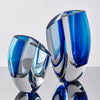 Kosta Boda Art Glass Kosta Boda Mirage Vase Blue/Blue Large