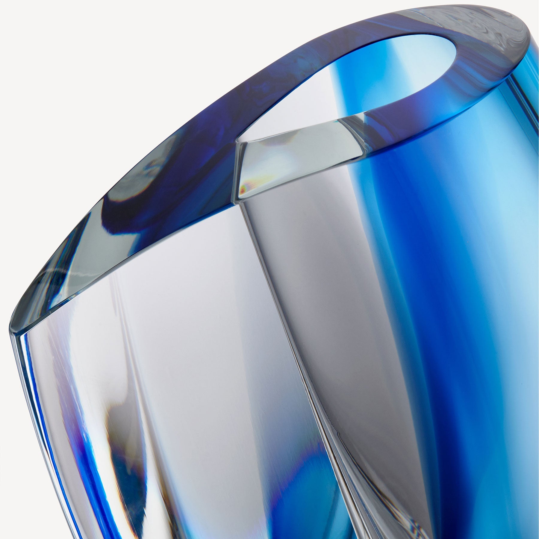 Kosta Boda Art Glass Kosta Boda Mirage Vase Blue/Blue XL