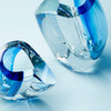 Kosta Boda Art Glass Kosta Boda Mirage Vase Blue/Blue XL