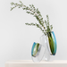 Kosta Boda Art Glass Kosta Boda Mirage Vase Large Forest Green/Blue