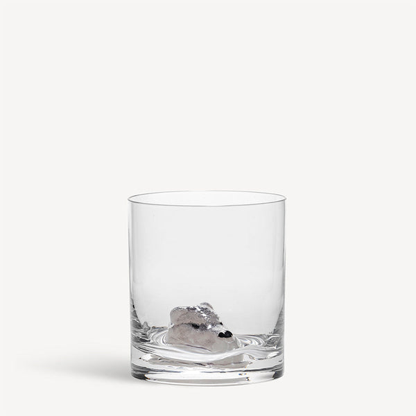 Kosta Boda Art Glass Kosta Boda New Friends Tumbler Arctic Fox
