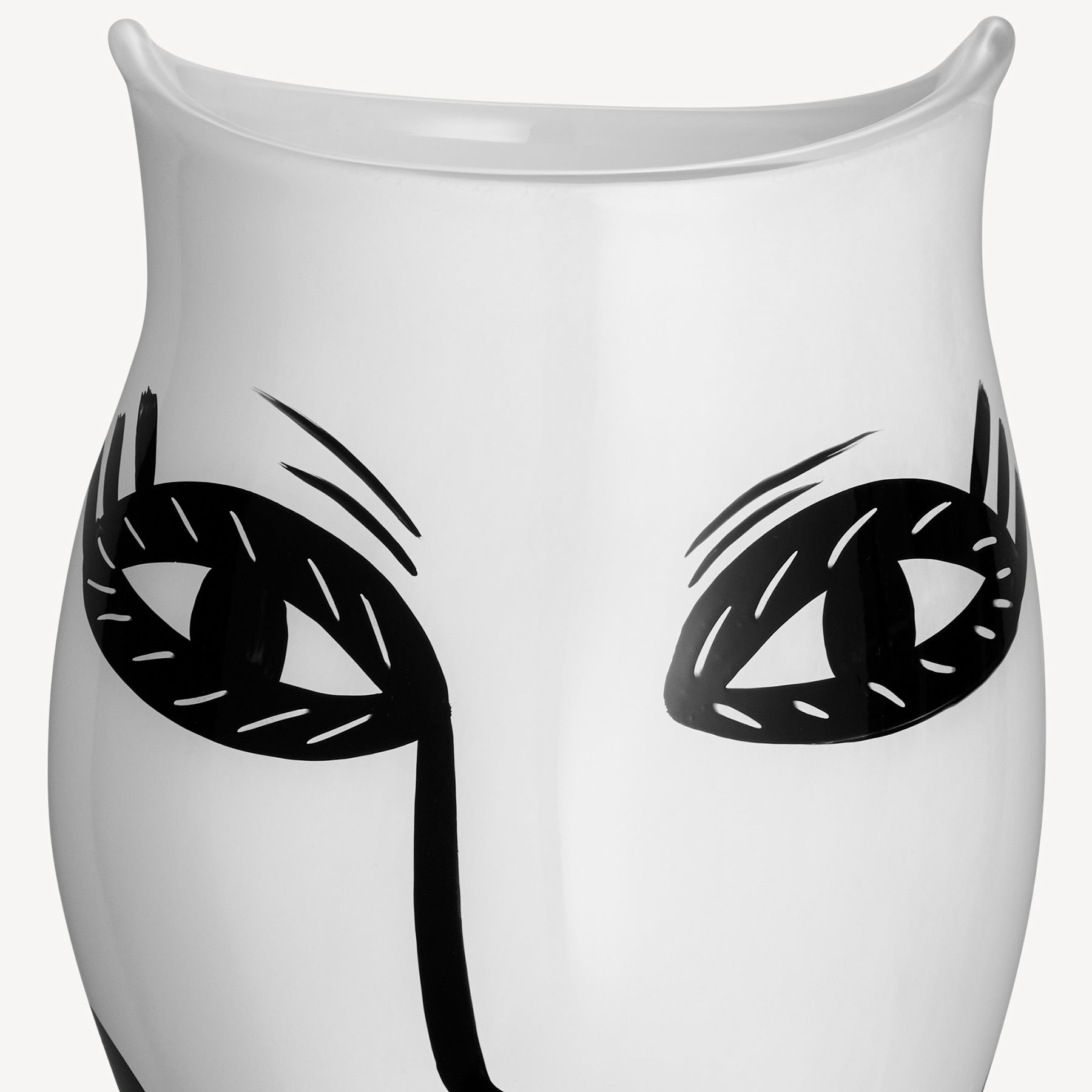 Kosta Boda Art Glass Kosta Boda Open Minds Vase White Large