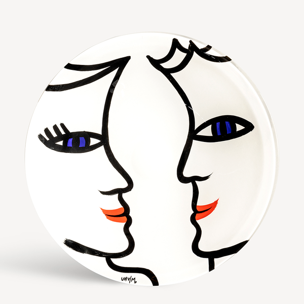 Kosta Boda Art Glass Kosta Boda Open Minds White Dish