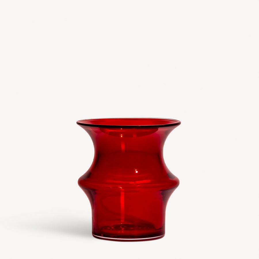 Kosta Boda Art Glass Kosta Boda Pagod Vase Red Small