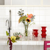 Kosta Boda Art Glass Kosta Boda Pagod Vase Red Small