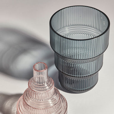 Kosta Boda Art Glass Kosta Boda Pavilion Tulip Vase Gray