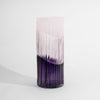 Kosta Boda Art Glass Kosta Boda Plissé Vase Pink Aubergine ED-10