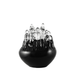 Kosta Boda Art Glass Kosta Boda Polar Black Large