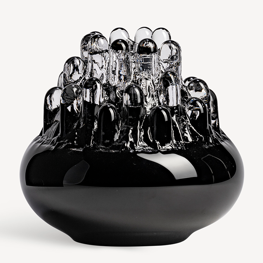 Kosta Boda Art Glass Kosta Boda Polar Black Large