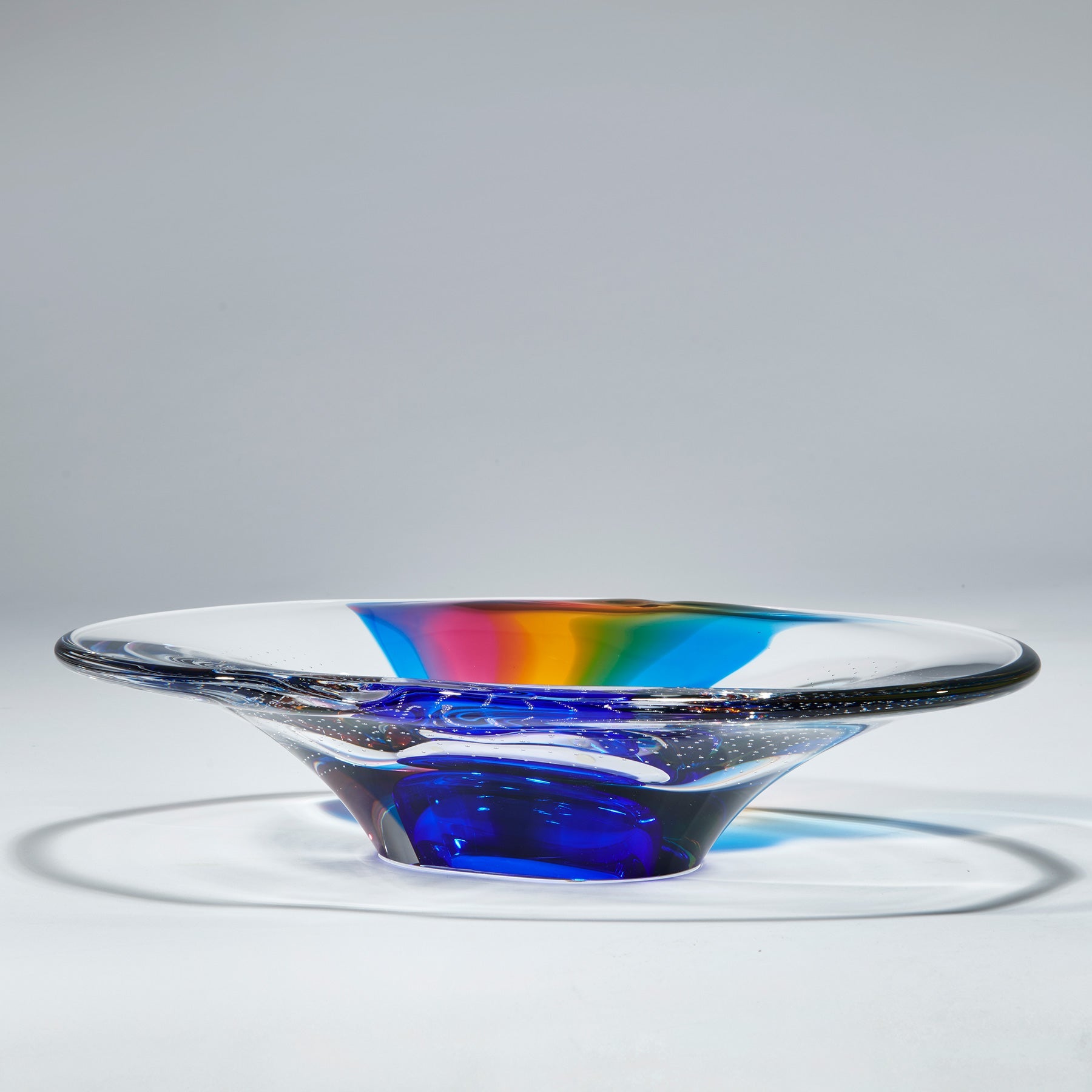 Kosta Boda Art Glass Kosta Boda Rainbow Dish Gw Ltd 100-17