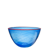 Kosta Boda Art Glass Kosta Boda Red Rim Bowl Small