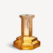 Kosta Boda Art Glass Kosta Boda Rocky Baroque Candlestick Amber Haze Large