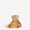 Kosta Boda Art Glass Kosta Boda Rocky Baroque Candlestick Amber Haze Small