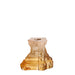 Kosta Boda Art Glass Kosta Boda Rocky Baroque Candlestick Amber Haze Small
