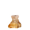 Kosta Boda Art Glass Kosta Boda Rocky Baroque Candlestick Amber Haze Small