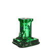 Kosta Boda Art Glass Kosta Boda Rocky Baroque Candlestick Emerald Green Medium