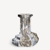 Kosta Boda Art Glass Kosta Boda Rocky Baroque Candlestick Glossy Glaze Large