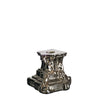 Kosta Boda Art Glass Kosta Boda Rocky Baroque Candlestick Glossy Glaze Small