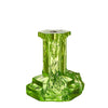 Kosta Boda Art Glass Kosta Boda Rocky Baroque Candlestick Kryptonite Large
