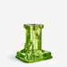 Kosta Boda Art Glass Kosta Boda Rocky Baroque Candlestick Kryptonite Medium