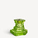 Kosta Boda Art Glass Kosta Boda Rocky Baroque Candlestick Kryptonite Small