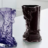 Kosta Boda Art Glass Kosta Boda Rocky Baroque Vase Black Small