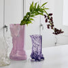 Kosta Boda Art Glass Kosta Boda Rocky Baroque Vase Violet Small