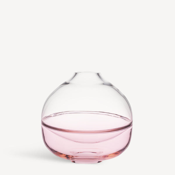 Kosta Boda Art Glass Kosta Boda Septum Vase Pink