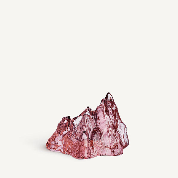 Kosta Boda Art Glass Kosta Boda The Rock Votive Pink