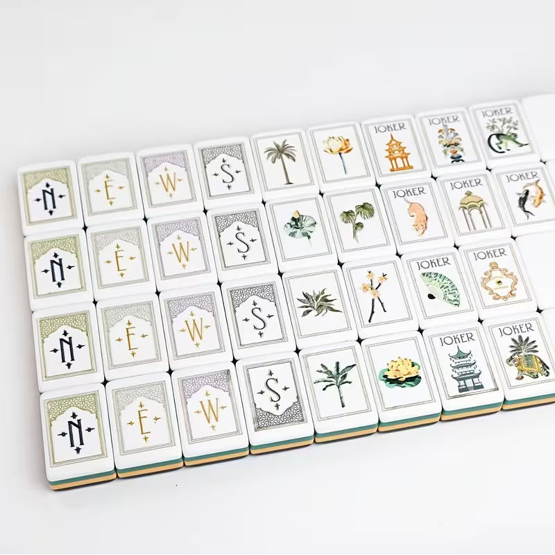 Krackle & Bam Mahjong Giftware Krackle & Bam - Orient Heritage Mahjong Tiles