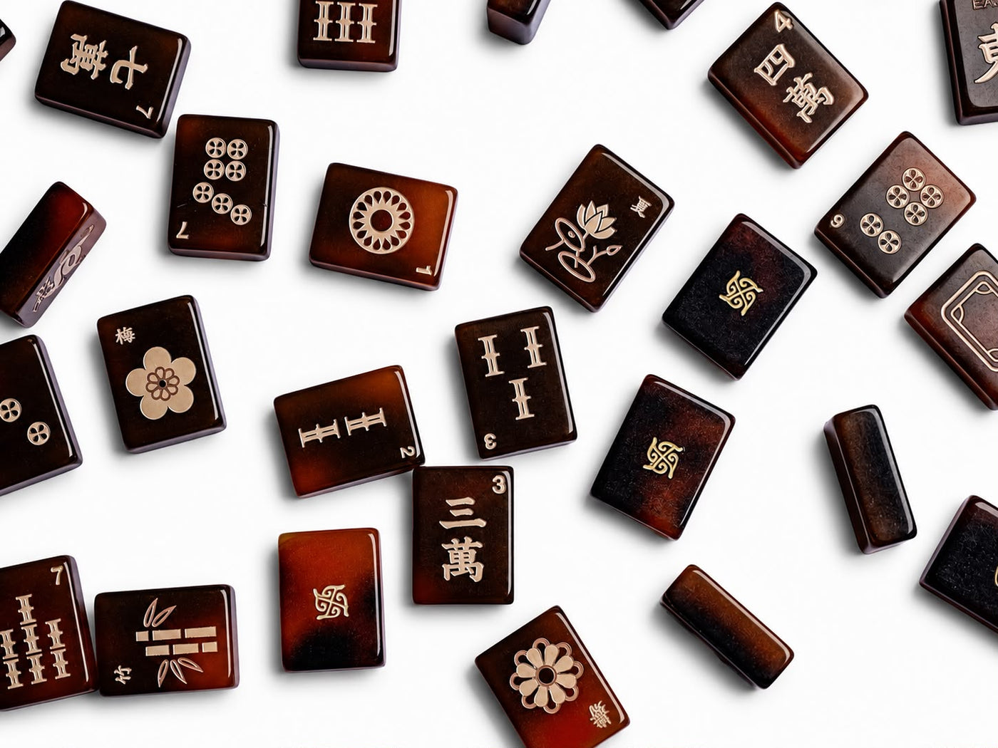 Krackle & Bam Mahjong Gfitware Tala Mahj - Tradewind Mahjong Tile Set -  Tortoise