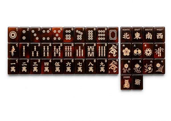Krackle & Bam Mahjong Gfitware Tala Mahj - Tradewind Mahjong Tile Set -  Tortoise