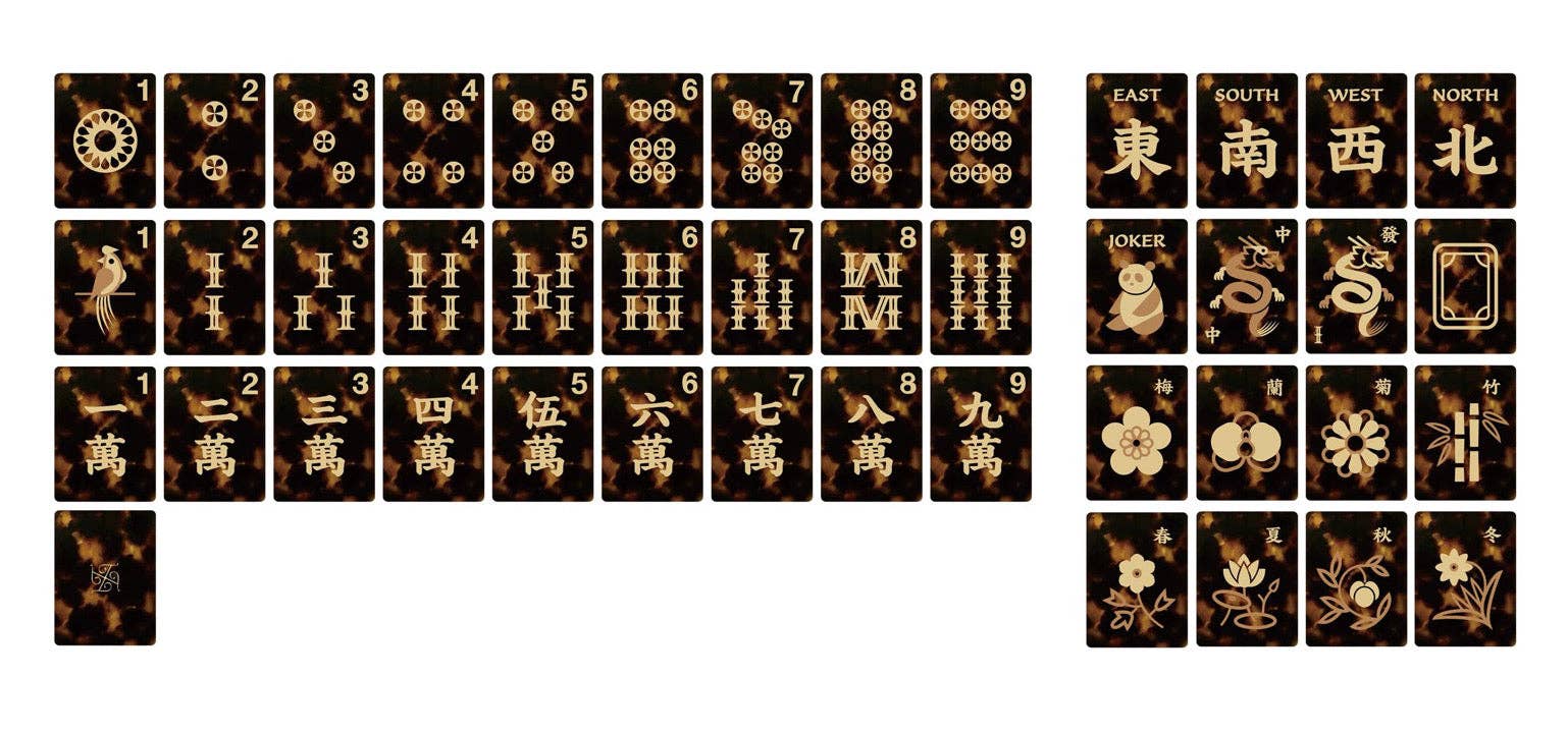 Krackle & Bam Mahjong Gfitware Tala Mahj - Tradewind Mahjong Tile Set -  Tortoise