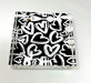 Kristin Smith Giftware Black And White Love Hearts Candy Acrylic Block Candy Dish