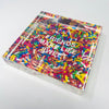 Kristin Smith Giftware Friends Make Life Sweet Acrylic Sprinkle Candy Dish Catchall