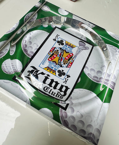 Kristin Smith Giftware King Of Clubs Golf Father’s Day Acrylic Catchall