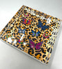 Kristin Smith Giftware Leopard Butterfly Acrylic Candy Dish Catchall