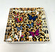 Kristin Smith Giftware Leopard Butterfly Acrylic Candy Dish Catchall