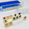 Kristin Smith Giftware Luxe Rummikub Blue Acrylic Game Set